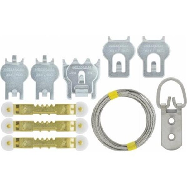 Hillman Hillman Fasteners 229994 20-60 lbs High & Mighty Picture Hanging Kit; 13 Piece 229994 - main